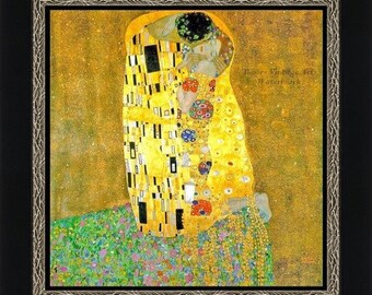 Gustav Klimt "The Kiss II" 1907 - Giclee Art Print