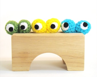 Finger Puppet Crochet Pattern Googly Eye Ring PDF INSTANT DOWNLOAD
