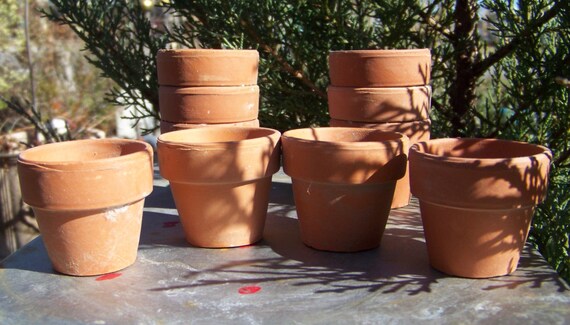 Terra Cotta Clay Pots 15 Pots...Garden Decor...Reuse...Garden Terra Cotta Clay Pots 15 PotsGarden