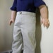 Khaki pants and polo shirt for 18 inch boy doll
