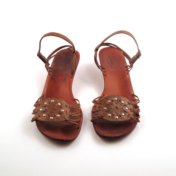 bass sandals 80s