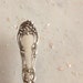 Spoon Key Ring Spoon Key Chain Silverware Keychain Loraine Pattern