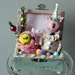 Vintage Look Easter Holiday Bunny Rabbit Treasure Box Decoration