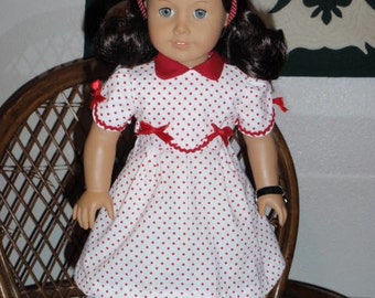 1930s Dress for American Girl Kit Ruthie 18 inch dolls