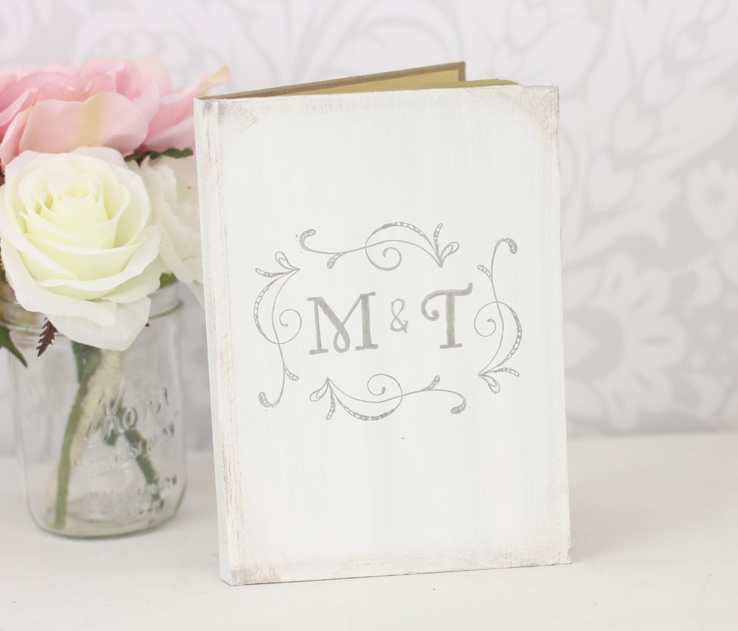 wedding guest book bridal shower shabby chic decor by wedding guest book bridal shower shabby chic decor by
