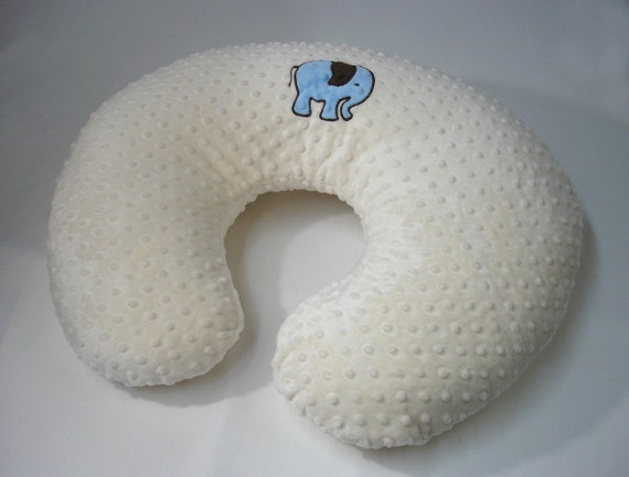 grey elephant boppy pillow