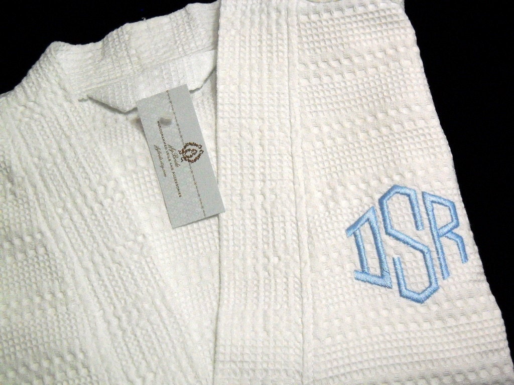 Personalized Robe Monogram Robe Cotton Spa Robe Cotton