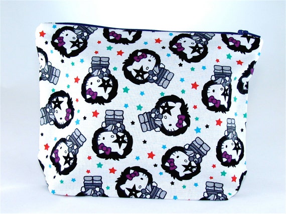 POUCH Hello  Kitty  Rock  Star  by TrendyLuv on Etsy