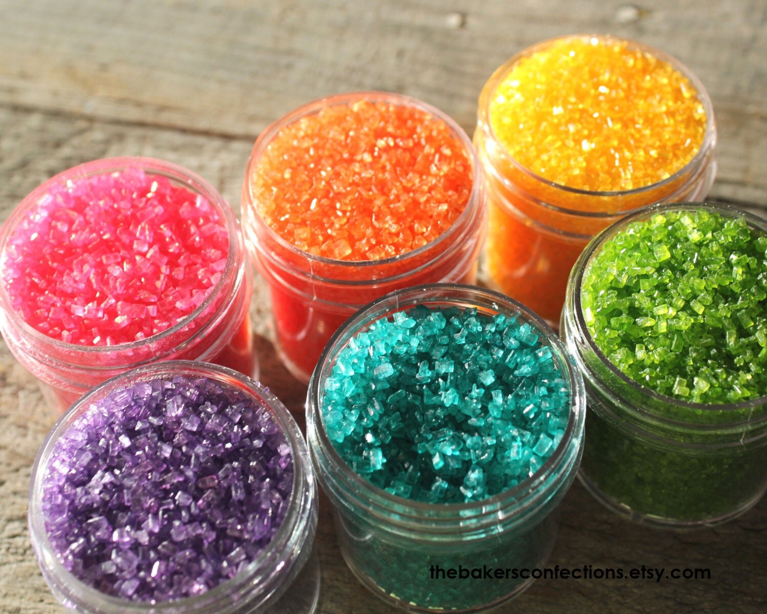 GIRLS Rainbow SPARKLING Sugar Sprinkles in by thebakersconfections