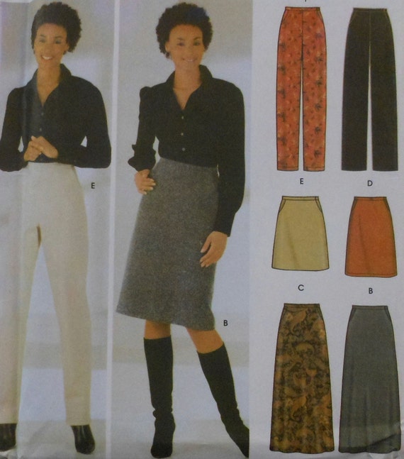 Easy to Make Skirt and Pants Sewing Pattern UNCUT Simplicity