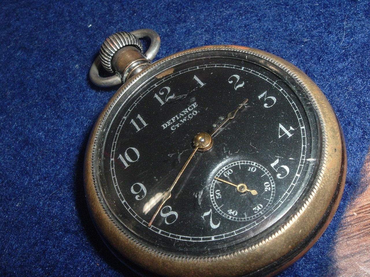 Vintage Defiance Pocket Watch ticking