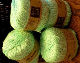 destash YARNS ...Berger du Nord Of France DEAUVILLE COTTON Viscose Yarn ... 1 of 2 groups