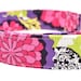 Floral Dog Collar - Purple Zinnia
