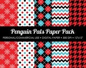 Penguin Pal (Red) Printable Paper Pack - For Commercial or Personal Use Il_170x135