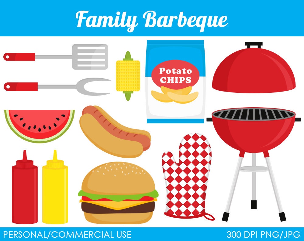 family barbecue clipart - photo #18