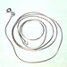 Solid Sterling Silver 22 Inch Smooth SIlky Snake Chain 1mm Italian Made