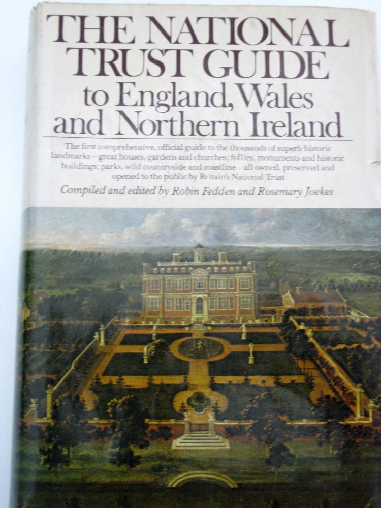 Book 1974 National Trust Guide to England by vintageboxofdelights