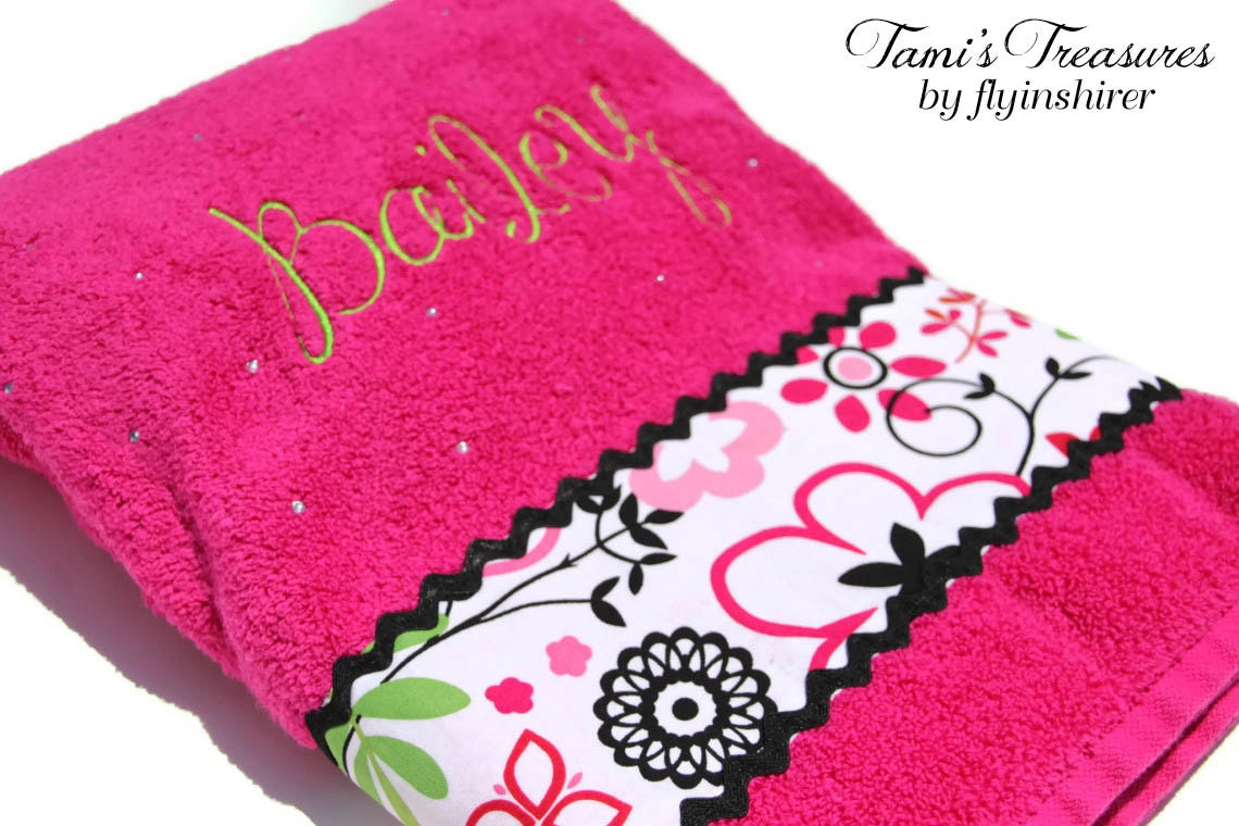 Personalized Bath Towel Child or Adult