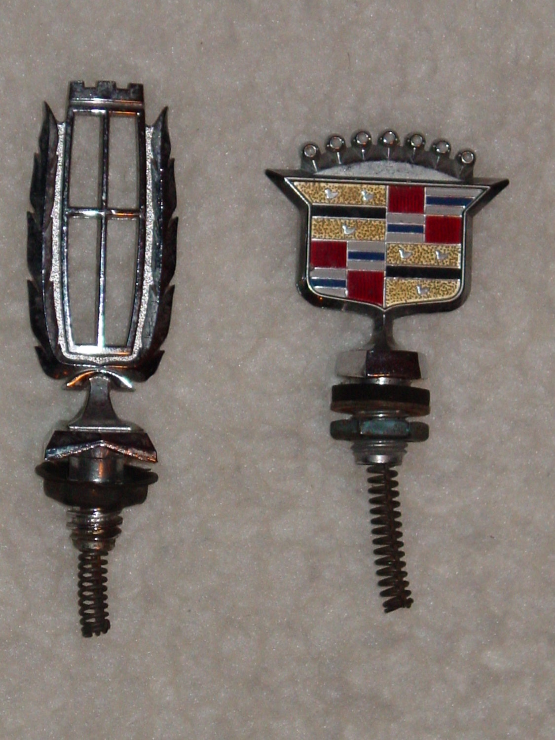 Vintage 1970s Complete Automobile Hood Ornaments