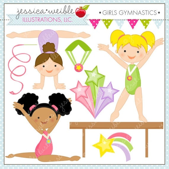 free clip art gymnastics cartoon - photo #24