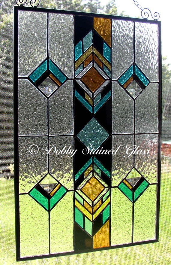 Stained Glass Panel Southwestern