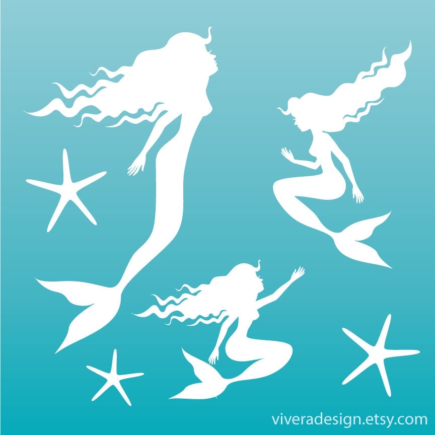 Free Free 99 Silhouette Svg Mermaid Clipart SVG PNG EPS DXF File