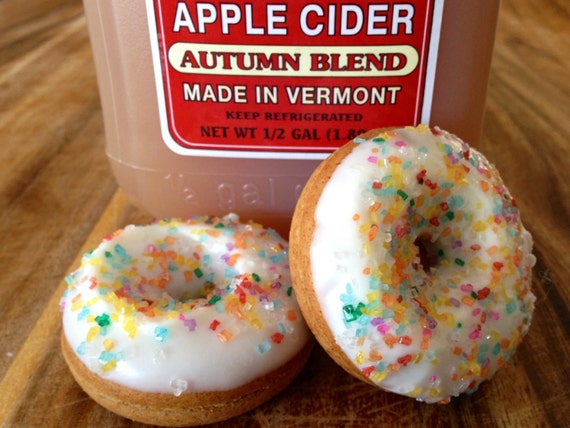 Real Vermont apple cider spice donut