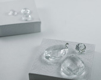 Vintage Crystal Prisms Chandelier Drops Teardrop Raindrop Light Catchers