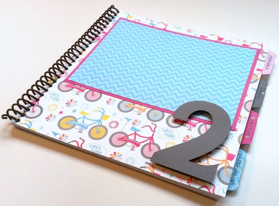 Baby Memory Book Girl/Birthday Album Photo Book and Journal - ELLIE Design Il_570xn
