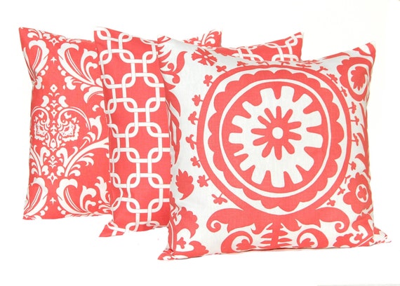 coral pillows