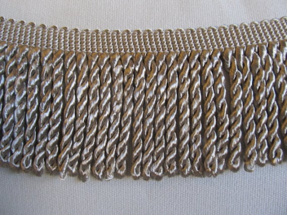 4 inch Sand color Bullion fringe by tasseloutlet on Etsy