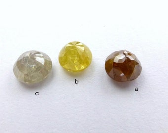 DIAMOND. Natural Chocolate Color. ROUnD. Natural Fancy Color Rose Cut Diamond. 1 pc. 1.14 cts. 5.8mm (DIA281A)