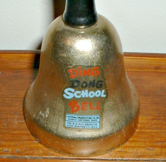Vintage Bell Ding Dong School National Broadcasting Co Miss