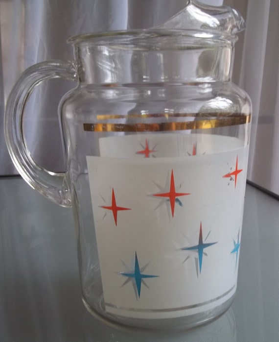 Vintage Starburst Pitcher