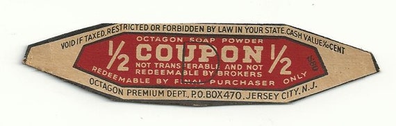 Octagon soap coupons