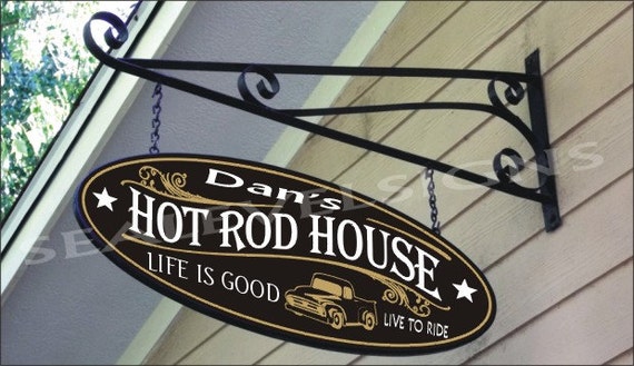 ANTIQUE TRUCK Street Rod Hot Rod Tavern Bar Pub by 