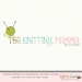 Premade Knitting Logo Design Hand Drawn Small Business Never Resold OOAK