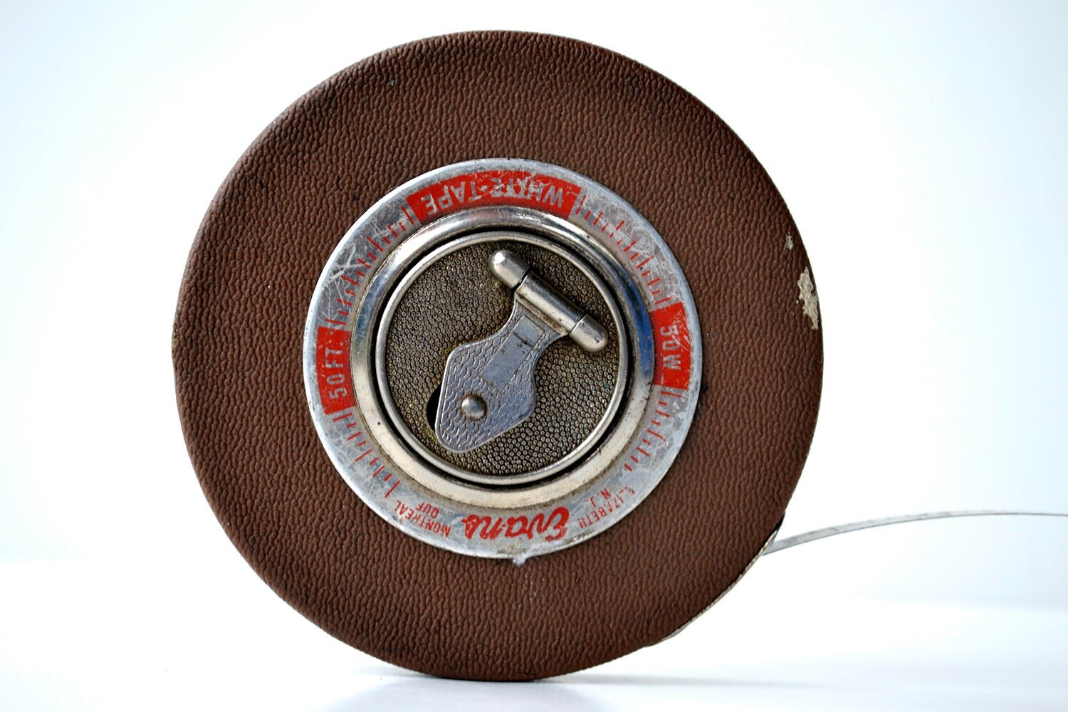 Vintage Evans Tape Measure Evans Soft White 50ft by BananasDesign