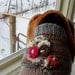 Dog Sweater Hand Knit Fleur 15 inches Length