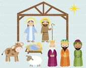 Christmas clip art images, Nativity clip art, Christian clip art, Royalty free clip art- Instant Download Il_170x135