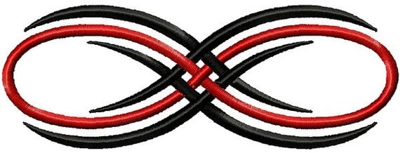 infinity called symbol for Download design Infinity  Instant embroidery Tribal Symbol Machine