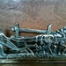 Vintage Farm Letter Holder / Plowing a Field / Horse / English Shop