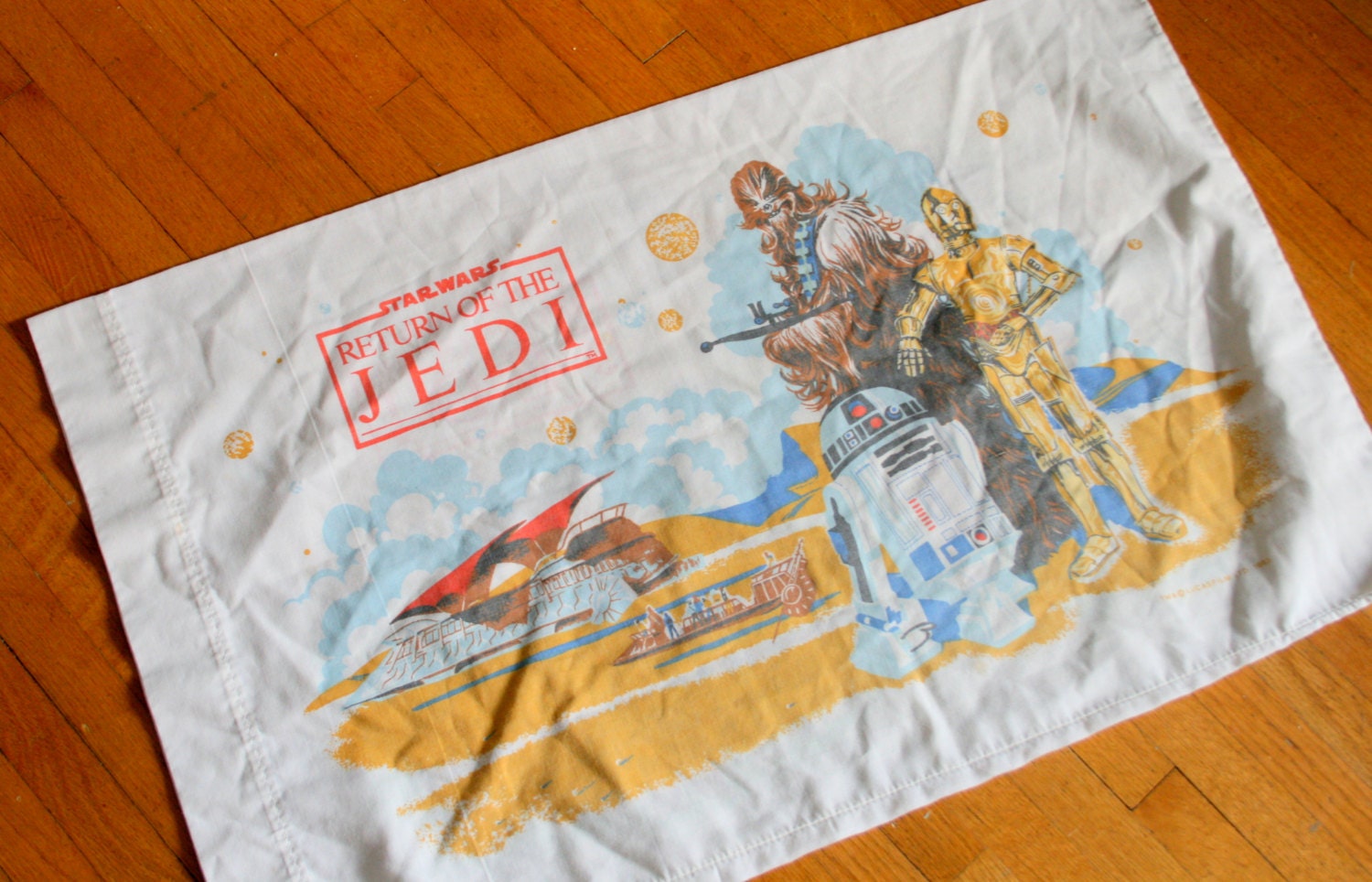 Vintage STAR WARS Pillow Case.....retro. return of by ...