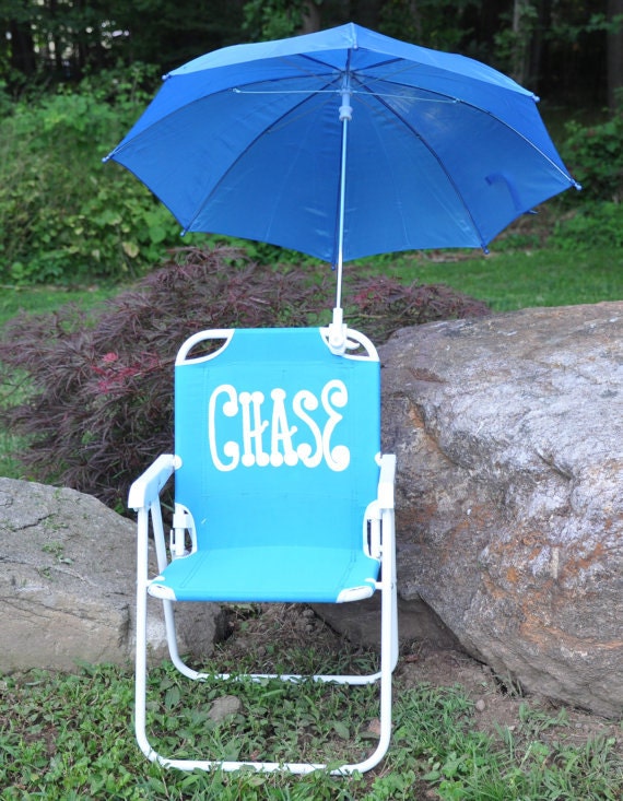 Items similar to Child's Beach Chair/Lawn Chair Personalized with