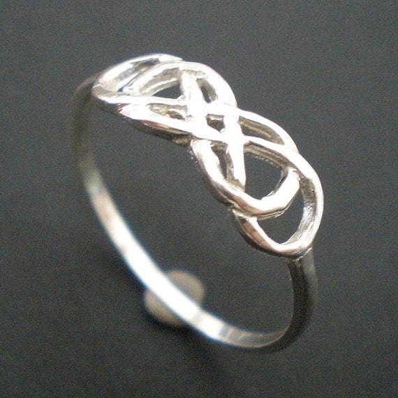 Double Infinity Ring Knot Infinity X Infinity Ring for UK