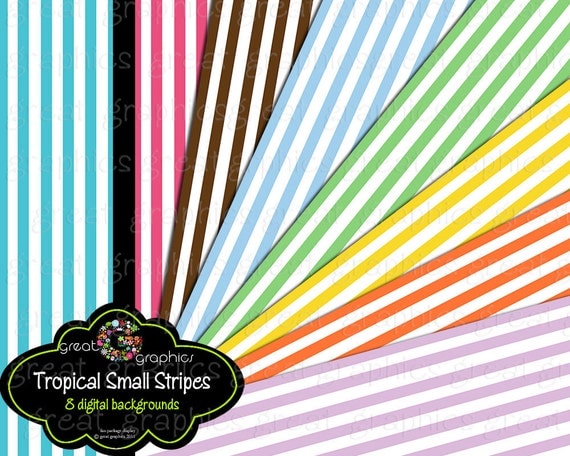 Digital Paper Stripes Stripe Paper Striped Paper Digital Paper Background Paper Printable Paper - Instant Download Il_570xn