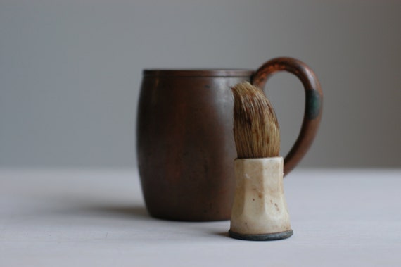 brush Mug  Vintage with vintage and Shaving cup Brush shaving Copper Miller