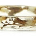 Real Dried Flower Bracelet Bangle -Resin Bangle- Floral Earthy Colors- Brown- White Bangle