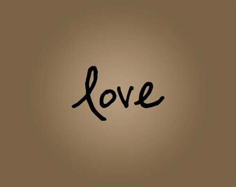 Live Laugh Love Digital PRINTABLE Files Instant Download Brown Color ( perfect for 12x12 canvas printing )