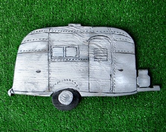 Retro Airstream Sign Airstream Trailer Wall Decor Wooden Wanderlust Camper Sign